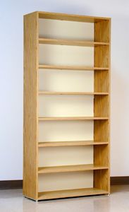Laminate Wood Open Shelf File Cabinet, Wood Cabinet Shelves